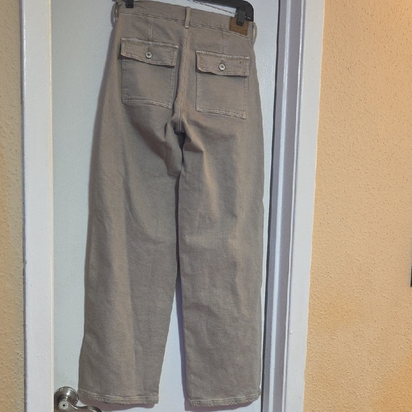 American Eagle Outfitters Gray Wide Leg Pants - Picture 6 of 8